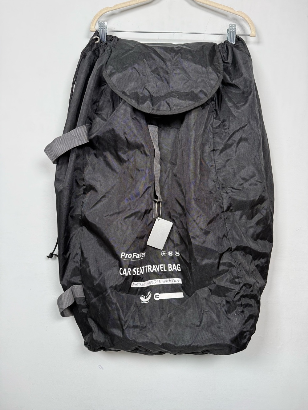 ProFaster Car Seat Travel Bag Backpack Air Travel Airplane Gate Check Universal